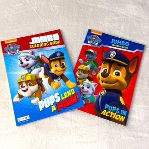 Paw Patrol Kids Coloring Book (2pk)